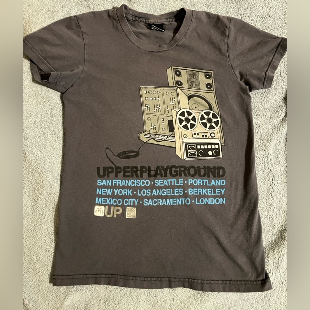 Upper Playground brand tee Medium